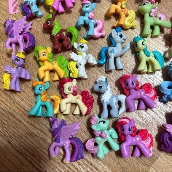 My Little Pony Miniature Lot Mashems Pinkie Pie Flutter Shy Starlight Glimmer - Picture 6 of 8